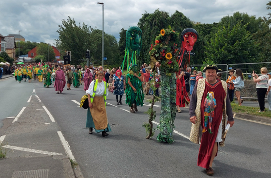 The Procession Arrives